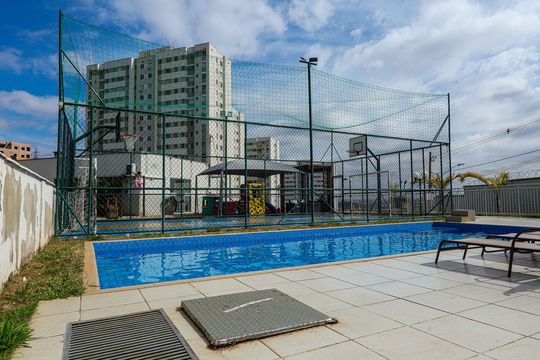 Área comum - Piscina de apartamento para alugar com 2 quartos, 63m² em Buritis, Belo Horizonte
