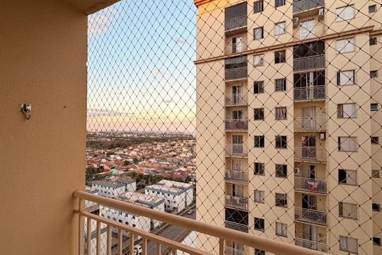 Vista da Sacada de apartamento para alugar com 2 quartos, 45m² em Jardim Monte Serrat, Aparecida de Goiânia