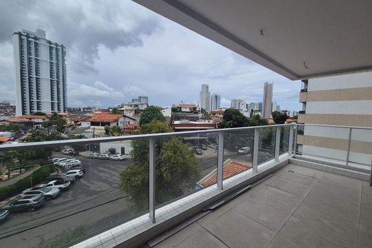 Varanda de kitnet/studio para alugar com 1 quarto, 39m² em Caminho das Árvores, Salvador