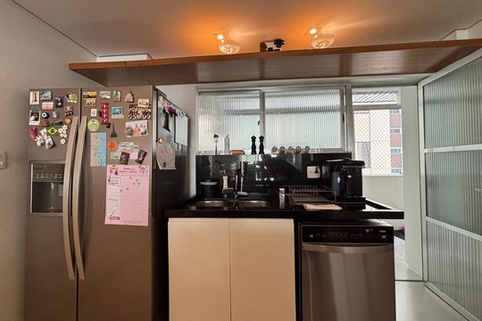 Cozinha de apartamento para alugar com 3 quartos, 165m² em Jardim Paulista, São Paulo