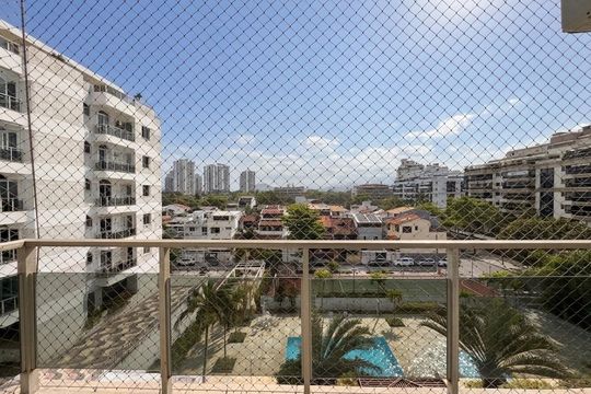 Quarto 2 - Varanda de apartamento à venda com 3 quartos, 156m² em Barra da Tijuca, Rio de Janeiro