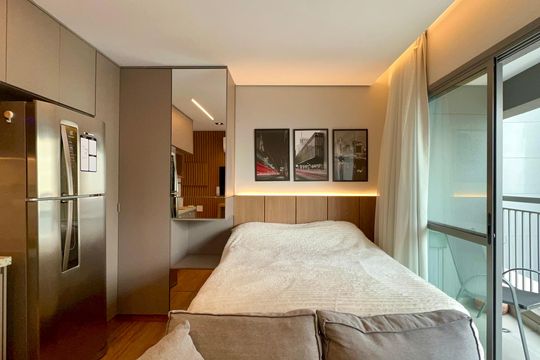 Studio de kitnet/studio à venda com 1 quarto, 27m² em Vila Madalena, São Paulo