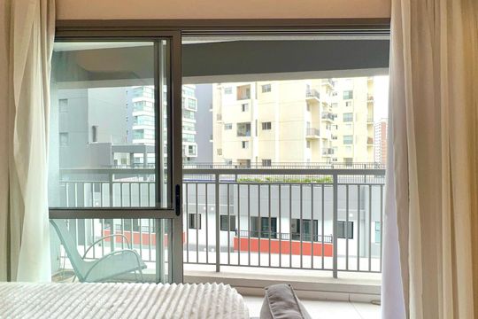 Varanda de kitnet/studio à venda com 1 quarto, 27m² em Vila Madalena, São Paulo