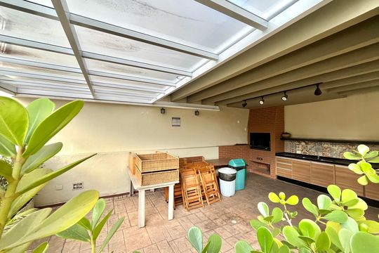 Área comum - Churrasqueira de apartamento para alugar com 3 quartos, 100m² em Vila Alexandria, São Paulo