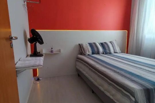 Quarto de apartamento para alugar com 2 quartos, 40m² em Parque Santa Rosa, Suzano