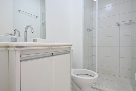 Vista da Suíte de apartamento para alugar com 2 quartos, 56m² em Vila Andrade, São Paulo