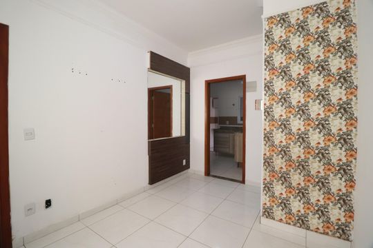 Sala de apartamento para alugar com 2 quartos, 59m² em Jardim Inconfidência, Uberlândia