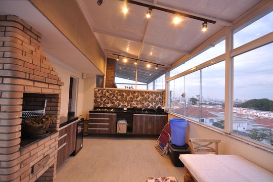 Área da Churrasqueira de casa de condomínio à venda com 3 quartos, 145m² em Vila Paiva, São Paulo