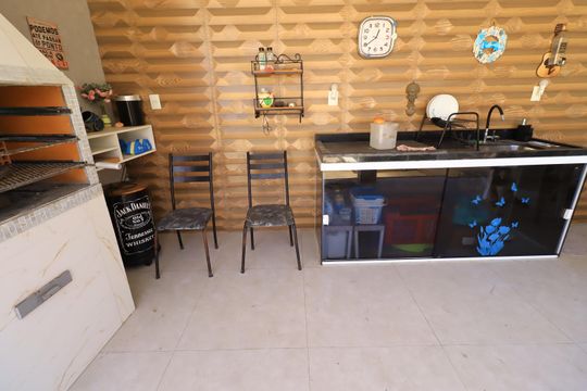 Área comum - Churrasqueira de casa para alugar com 2 quartos, 200m² em Piatã, Salvador