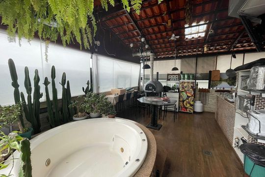 Área externa de apartamento à venda com 4 quartos, 195m² em Castelo, Belo Horizonte