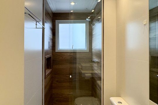 Banheiro - Suíte de apartamento para alugar com 3 quartos, 96m² em Baeta Neves, São Bernardo do Campo