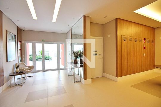 Área comum - Hall de apartamento para alugar com 3 quartos, 96m² em Baeta Neves, São Bernardo do Campo