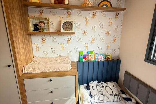Quarto de apartamento à venda com 2 quartos, 60m² em Ferreira, São Paulo