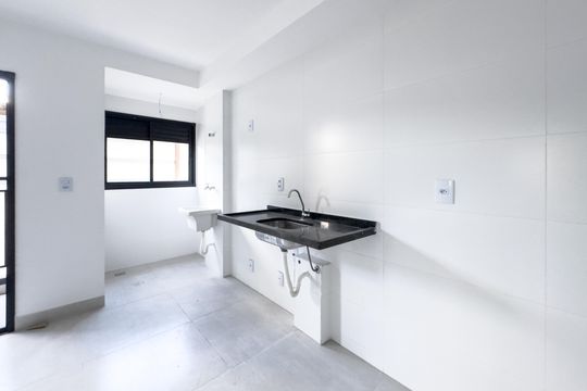 Cozinha e Área de Serviço de apartamento para alugar com 2 quartos, 41m² em Tatuapé, São Paulo