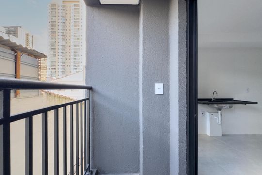 Varanda  de apartamento para alugar com 2 quartos, 41m² em Tatuapé, São Paulo