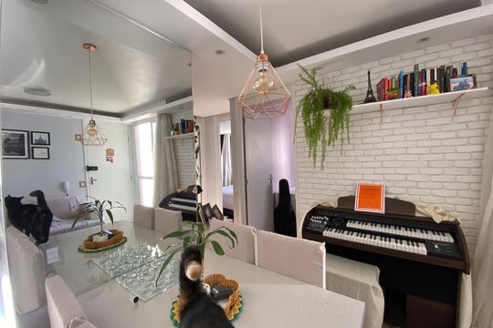 Sala de apartamento para alugar com 2 quartos, 45m² em Parque Ipe, São Paulo