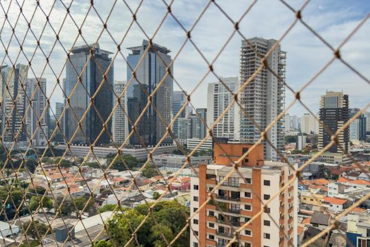 Vista de apartamento à venda com 2 quartos, 54m² em Chácara Santo Antônio (zona Sul), São Paulo