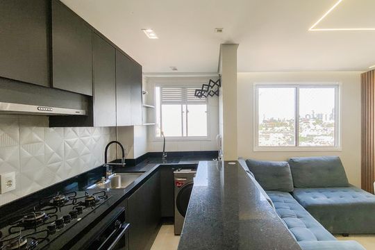Cozinha  de apartamento para alugar com 2 quartos, 42m² em Vila Penteado, São Paulo