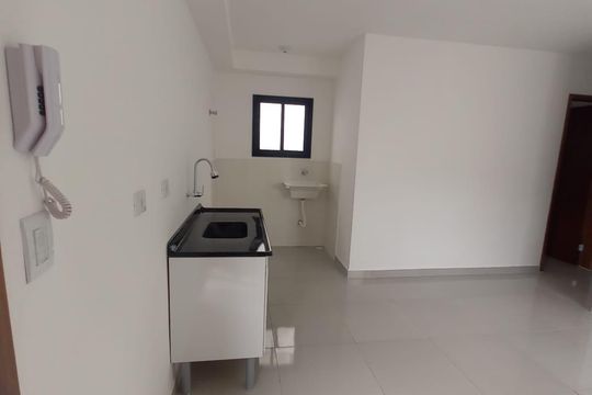 Cozinha de casa de condomínio para alugar com 2 quartos, 38m² em Penha de França, São Paulo