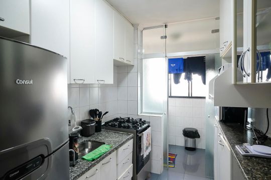 Cozinha de apartamento à venda com 2 quartos, 65m² em Rudge Ramos, São Bernardo do Campo