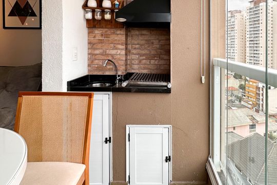 Sacada de apartamento para alugar com 2 quartos, 50m² em Centro, São Bernardo do Campo