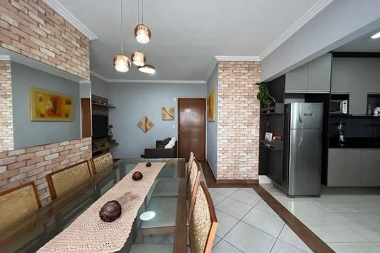 Cozinha de apartamento para alugar com 2 quartos, 90m² em Forte, Praia Grande