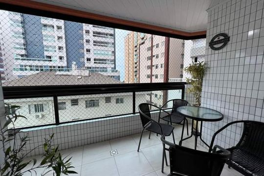 Varanda de apartamento para alugar com 2 quartos, 90m² em Forte, Praia Grande