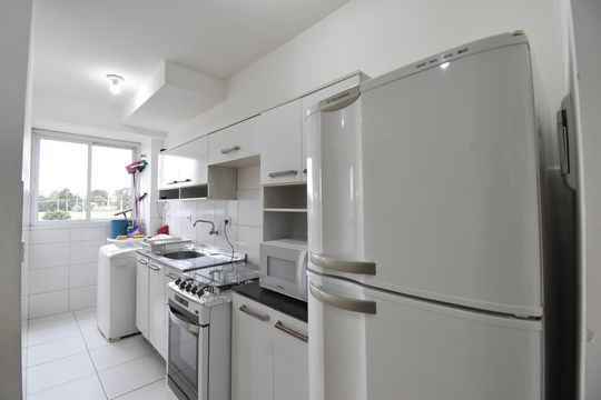 Sala/Cozinha de apartamento para alugar com 2 quartos, 50m² em Parque da Fonte, São José dos Pinhais