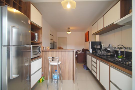 Cozinha de apartamento à venda com 2 quartos, 79m² em Liberdade, Novo Hamburgo