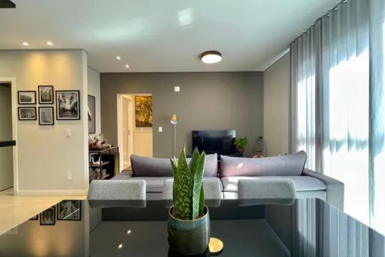 Sala de apartamento para alugar com 2 quartos, 135m² em Luxemburgo, Belo Horizonte