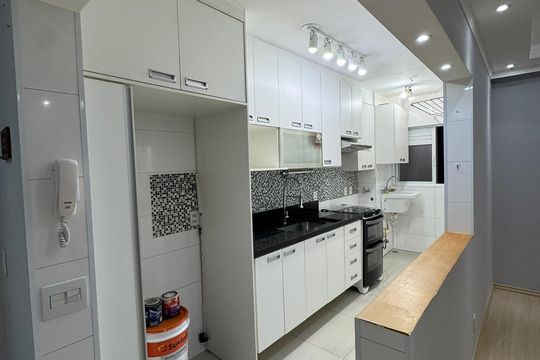 Cozinha de apartamento para alugar com 2 quartos, 47m² em Sítio do Mandaqui, São Paulo