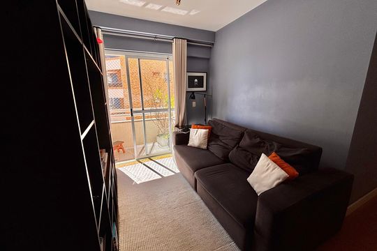 Sala de apartamento para alugar com 2 quartos, 65m² em Alphaville Industrial, Barueri