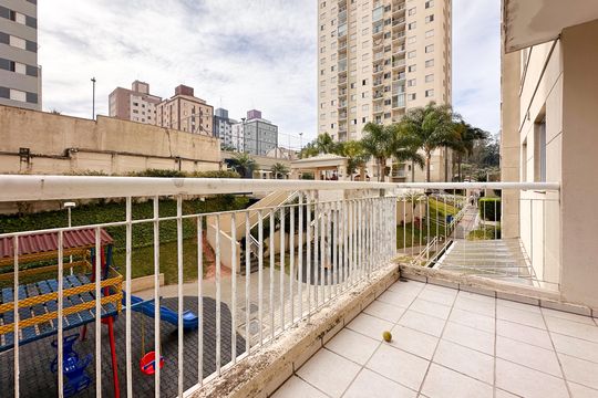 Sacada de apartamento à venda com 2 quartos, 50m² em Jardim Iraja, São Bernardo do Campo