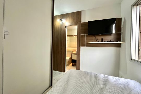 Quarto de apartamento para alugar com 1 quarto, 25m² em Vila Clementino, São Paulo