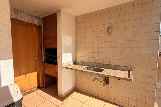 Área comum - Churrasqueira de apartamento à venda com 3 quartos, 73m² em Parque Amazonia, Goiânia