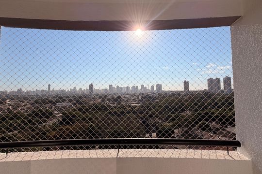 Vista da Sacada de apartamento à venda com 3 quartos, 73m² em Parque Amazonia, Goiânia