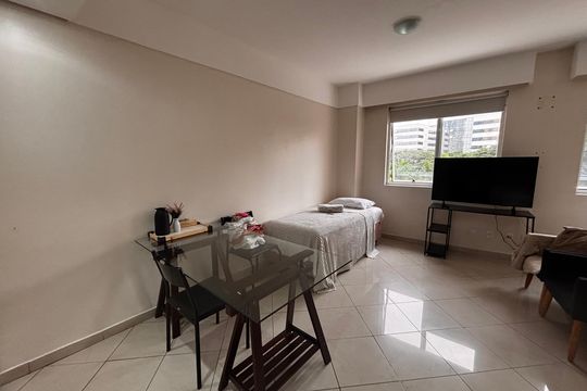 Sala de Jantar de apartamento à venda com 1 quarto, 33m² em Alphaville Industrial, Barueri