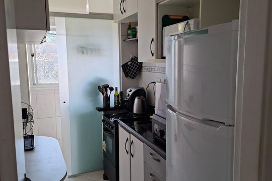Cozinha de apartamento à venda com 2 quartos, 49m² em Jardim Previdencia, São Paulo