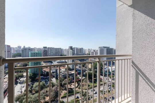 Varanda de apartamento à venda com 1 quarto, 44m² em Campo Belo, São Paulo