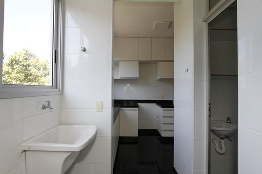 Área de Serviço de apartamento à venda com 3 quartos, 82m² em Nova Granada, Belo Horizonte