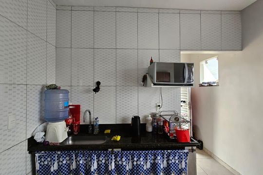 Cozinha de casa para alugar com 2 quartos, 90m² em Areia Branca, Belford Roxo