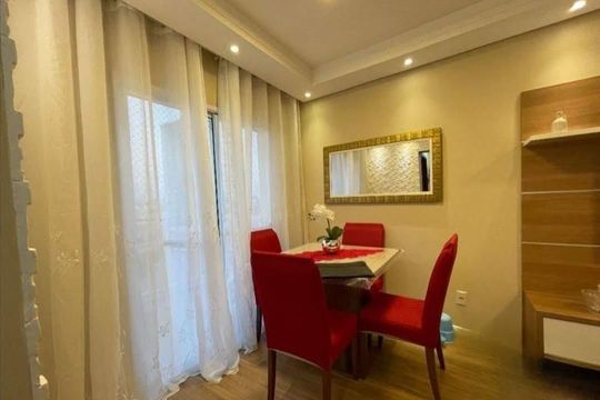 Sala de apartamento à venda com 2 quartos, 54m² em Vila Príncipe de Gales, Santo André