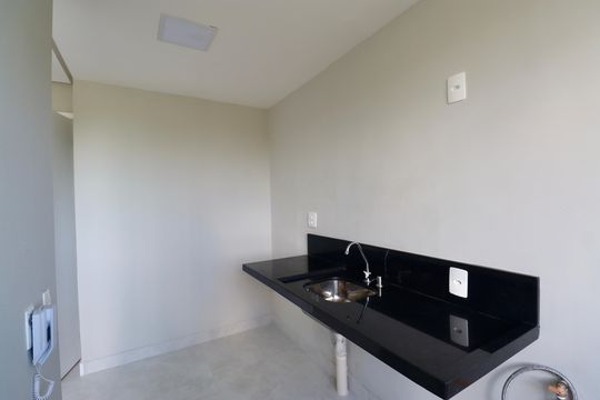 Cozinha de apartamento para alugar com 2 quartos, 32m² em Nova Brasília, Salvador