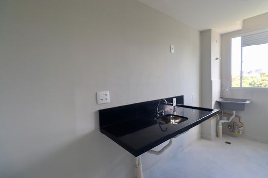 Cozinha de apartamento para alugar com 2 quartos, 32m² em Nova Brasília, Salvador
