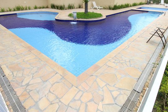 Área comum - Piscina de apartamento para alugar com 3 quartos, 58m² em Jd Flamboyant, São José dos Campos