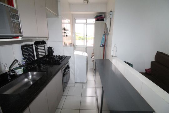 Cozinha de apartamento para alugar com 3 quartos, 58m² em Jd Flamboyant, São José dos Campos