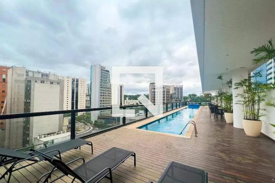 Área comum - Piscina de apartamento para alugar com 1 quarto, 64m² em Vila Olímpia, São Paulo