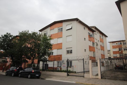 Fachada de apartamento à venda com 1 quarto, 43m² em Jardim do Salso, Porto Alegre