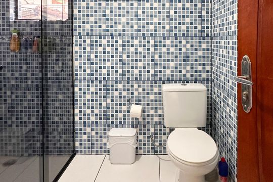 Banheiro Social - Casa 2 de casa à venda com 4 quartos, 287m² em Vila Alves Dias, São Bernardo do Campo