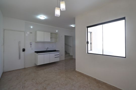 Sala de apartamento à venda com 2 quartos, 100m² em Campestre, Santo André